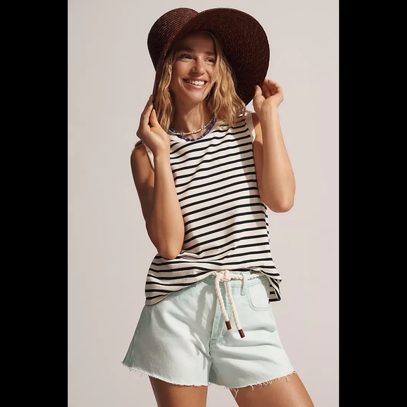 Anthropologie The Devon Denim Shorts by Pilcro: Spray Color Edition - Picture 4 of 16